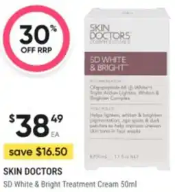 Healthy Life SKIN DOCTORS SD White & Bright Treatment Cream offer