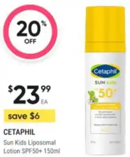 Healthy Life Cetaphil Sun Kids Liposomal Lotion SPF50+ offer