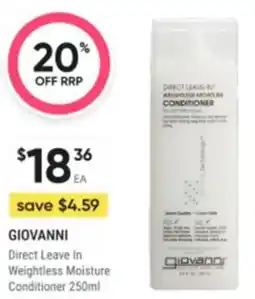 Healthy Life Giovanni Direct Leave In Weightless Moisture Conditioner offer