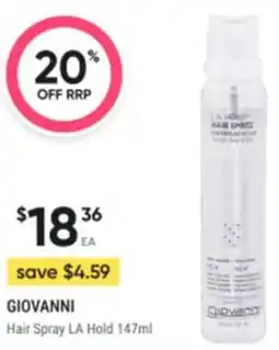 Healthy Life Giovanni Hair Spray LA Hold offer