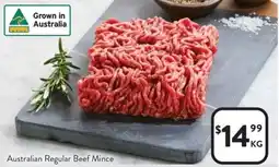 Foodworks Australian regular beef mince offer