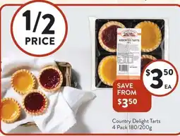 Foodworks Country delight tarts offer