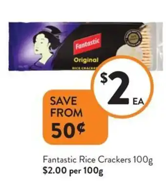 Foodworks Fantastic rice crackers offer