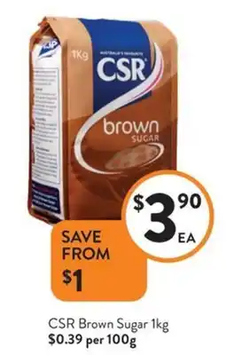 Foodworks Csr brown sugar offer