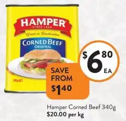 Foodworks Hamper corned beef offer