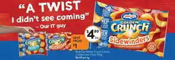 Foodworks Birds eye golden crunch lattice or sidewinder chips offer