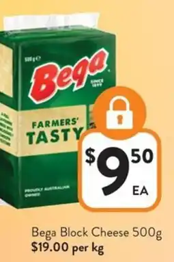 Foodworks Bega block cheese offer