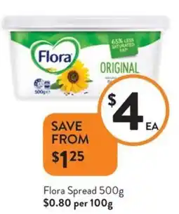 Foodworks Flora Spread offer