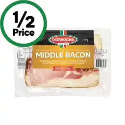 Woolworths D’Orsogna Middle Bacon 750g – From the Fridge offer