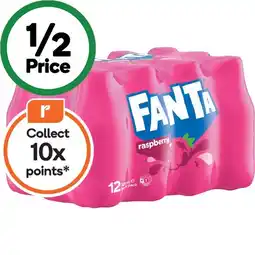 Woolworths Fanta Raspberry Soft Drink 12 x 300ml offer