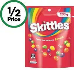 Woolworths Skittles 120-200g offer