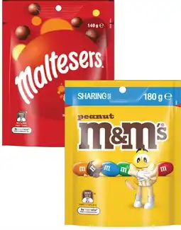 Coles Mars M&M's, Maltesers or Pods 120g-180g offer