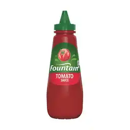 Woolworths Fountain Tomato or Barbecue Sauce 500ml offer