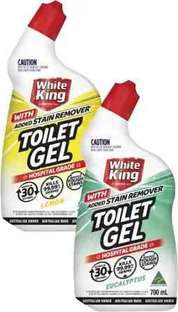 Coles White King Power Toilet Gel 700mL offer