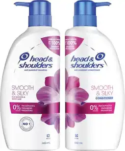 Coles Head & Shoulders Shampoo or Conditioner 660mL offer