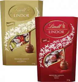 Coles Lindt Cornet 327g-333g offer