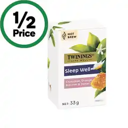 Woolworths Twinings Livewell Tea Bags Pk 18-22 offer