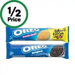 Woolworths Oreo or Oreo Double Stuff Cookies 128-131g offer