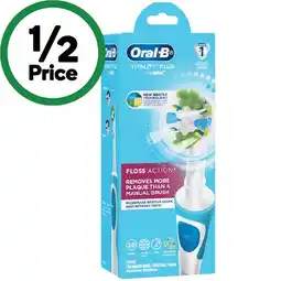 Woolworths Oral-B Vitality Floss Action Clean Electric Toothbrush offer