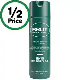 Woolworths Brut Original 24HR Anti-Perspirant 130g offer