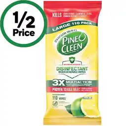 Woolworths Pine O Cleen Disinfectant Wipes Pk 110 offer