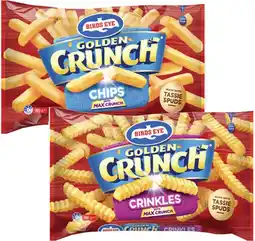 Coles Birds Eye Golden Crunch Chips 900g offer