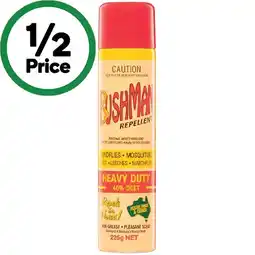 Woolworths Bushman Insect Repellent Heavy Duty 225g offer