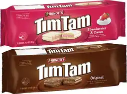 Coles Arnott's Tim Tam Biscuits 165g-200g offer