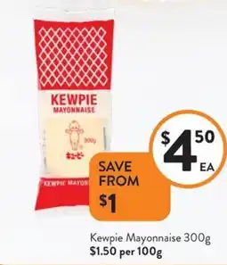 Foodworks Kewpie mayonnaise offer