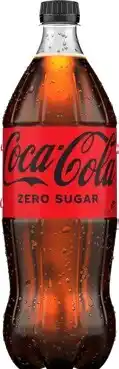 Coles Coca-Cola Zero Sugar Soft Drink 1.25 Litre offer