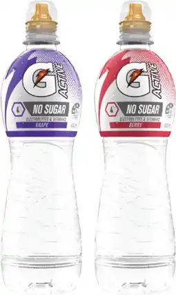 Coles G Active Water 600mL offer
