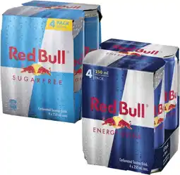 Coles Red Bull Energy Drink 4x250mL offer
