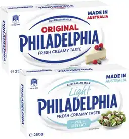 Coles Philadelphia Cream Cheese Block 250g offer