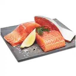 Woolworths Fresh Tasmanian Atlantic Salmon Fillets Skin On offer