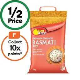 Woolworths SunRice Basmati Rice 5 kg offer