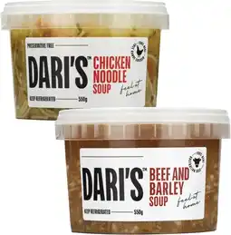 Coles Dari’s Soup 550g offer
