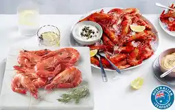 Coles Coles Australian Thawed Cooked Extra Large Black Tiger Prawns offer