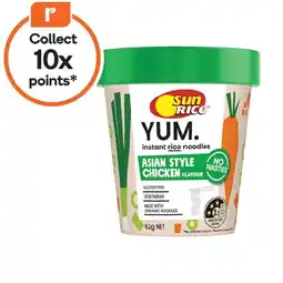 Woolworths SunRice Yum Noodle Cup 62g offer