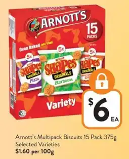 Foodworks Arnott's multipack biscuits offer