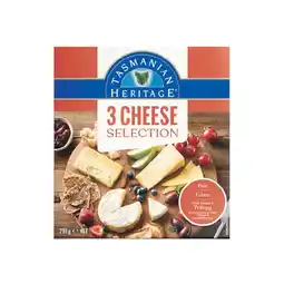 Woolworths Tasmanian Heritage 3 Cheese Selection 295g – From the Deli offer
