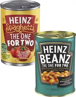 Coles Heinz Baked Beanz or Spaghetti 300g offer
