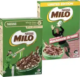 Coles Nestlé Milo Cereal 340g-350g offer