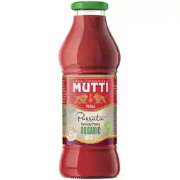 Woolworths Mutti Organic Passata 560g offer