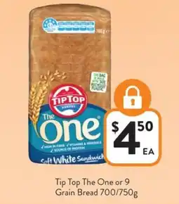Foodworks Tip top the one or grain bread offer