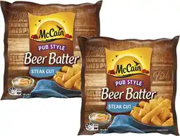 Coles McCain Beer Batter Chips 750g offer