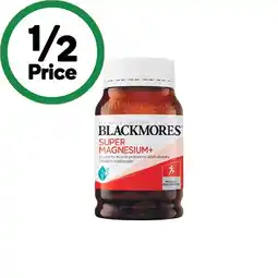 Woolworths Blackmores Super Magnesium+ Tablets Pk 180 offer