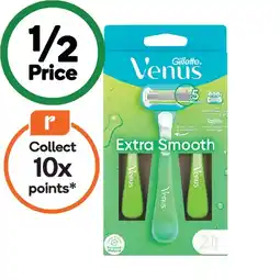 Woolworths Gillette Venus Extra Smooth Disposable Razor Pk 2 offer