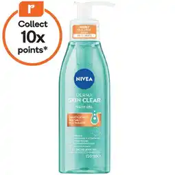 Woolworths Nivea Derma Skin Clear Wash Gel 150ml offer