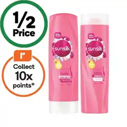 Woolworths Sunsilk Shampoo or Conditioner 350ml offer