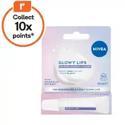 Woolworths Nivea Glowy Lips with Magnolia Extract 10ml offer